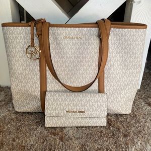 Michael Kors purse and wallet
